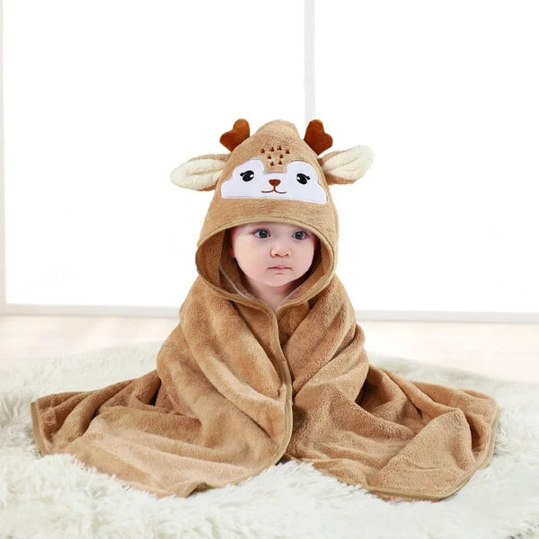 Cute Hooded Baby Bath Towel