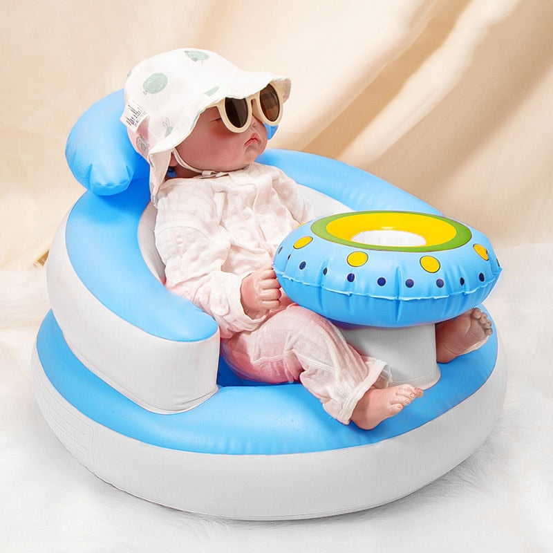 CushyCloud™ - Soft Portable Inflatable Baby Chair – BloomingBabies