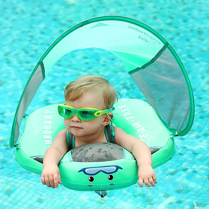 AquaHaven™ - Baby Pool Float with Built-in Canopy – BloomingBabies™