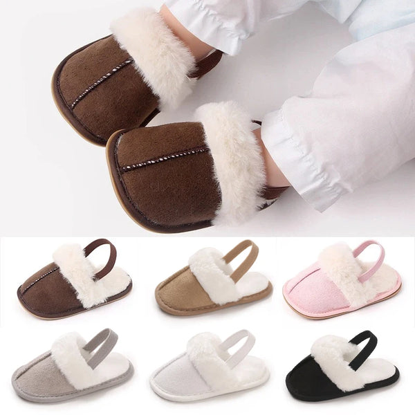 Adorable Fluffy Baby Slippers