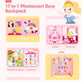 Montessori Toddler Busy Board Backpack