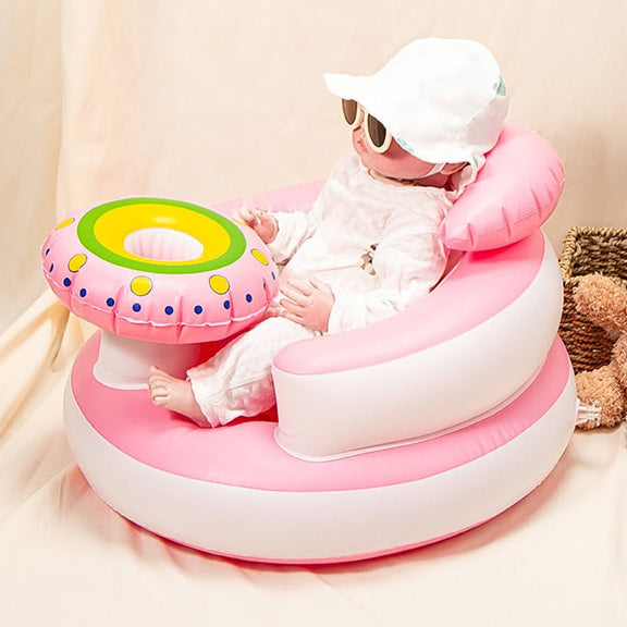 CushyCloud™ - Soft Portable Inflatable Baby Chair – BloomingBabies