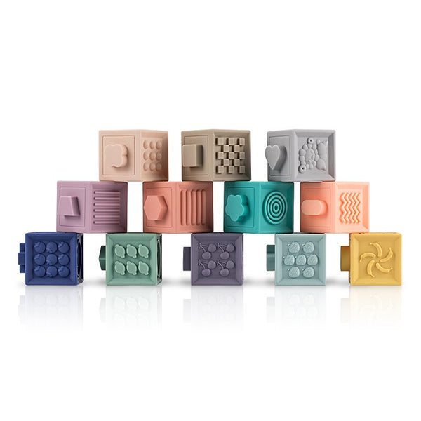 SensoBlox™ - The Best Sensory 3D Building Block Toy (Pack of 12)
