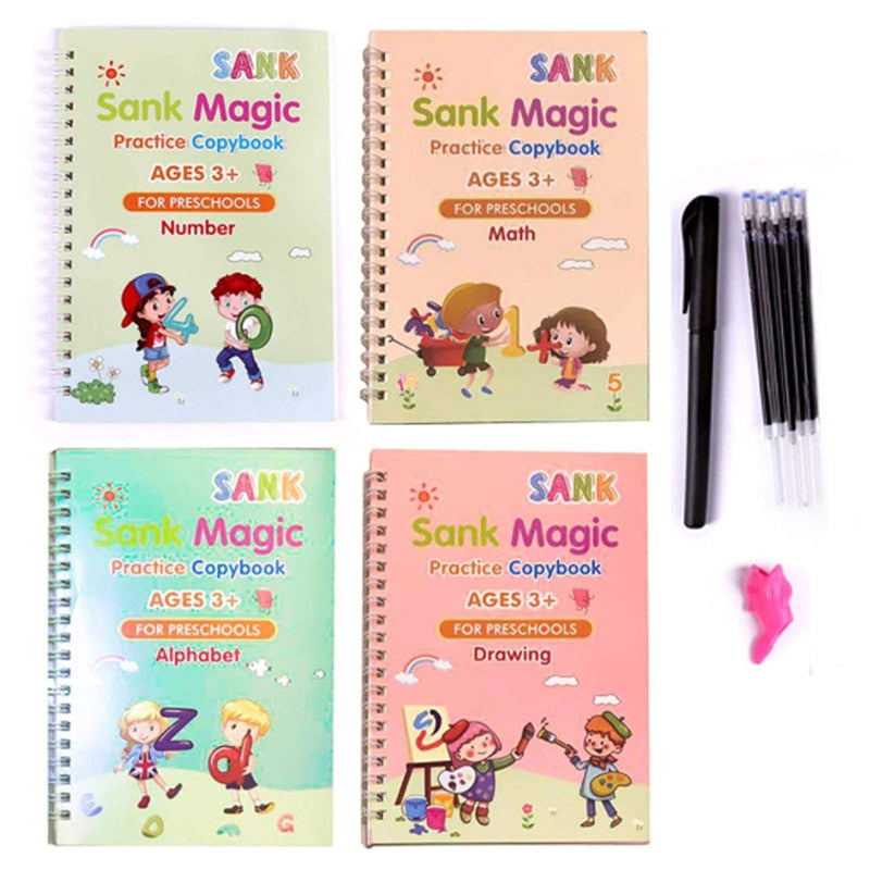 Magic Reusable Practice Copybook For Kids The Print - Temu