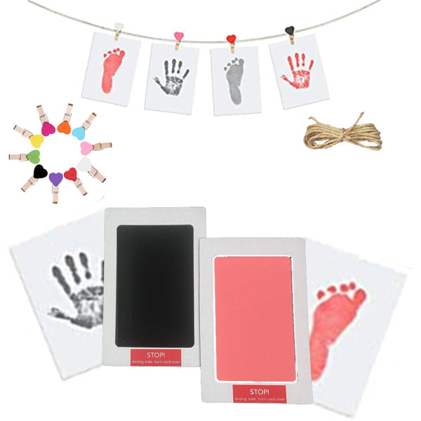 PerfectPrints™ - Safe, Non-Toxic Hand & Footprint Keepsake Kit for Newborn