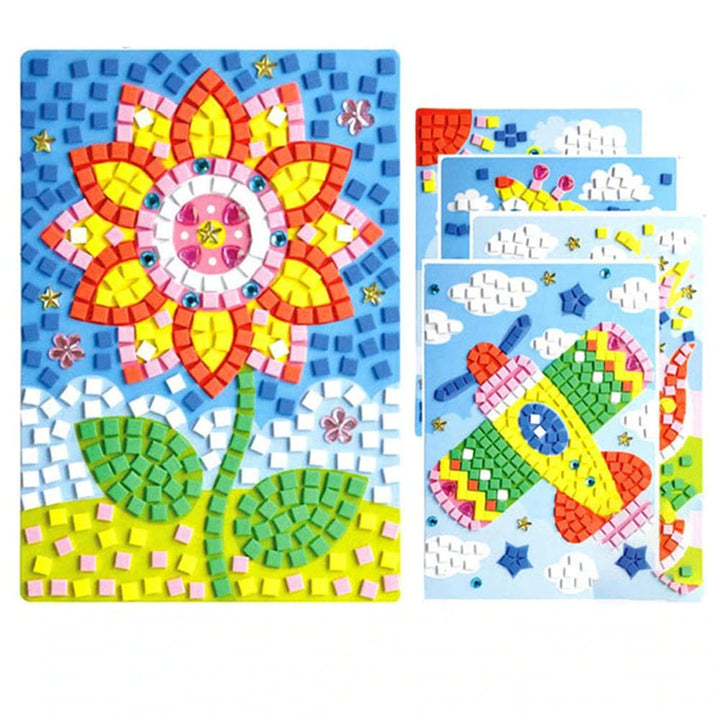 ALEXES Mosaic Sticker Art Kits for Kids - Sticky Number Mosaic - Sticker  Mosaics for Kids - Stick Together Mosaic Sticker Poster - Sticky Mosaic for  Kids Set 3 : Buy Online